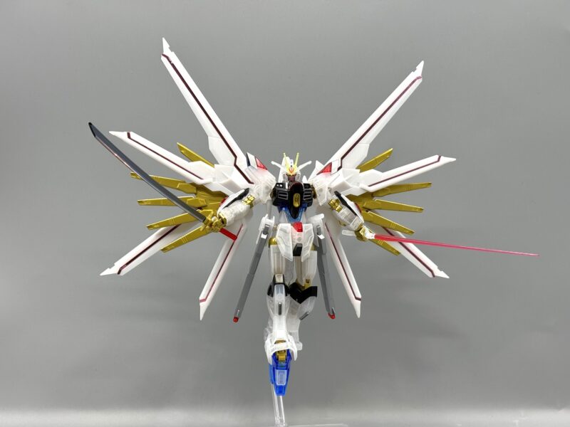 HGマイティーストライクフリーダム クリア デュエルブリッツガンダム 2