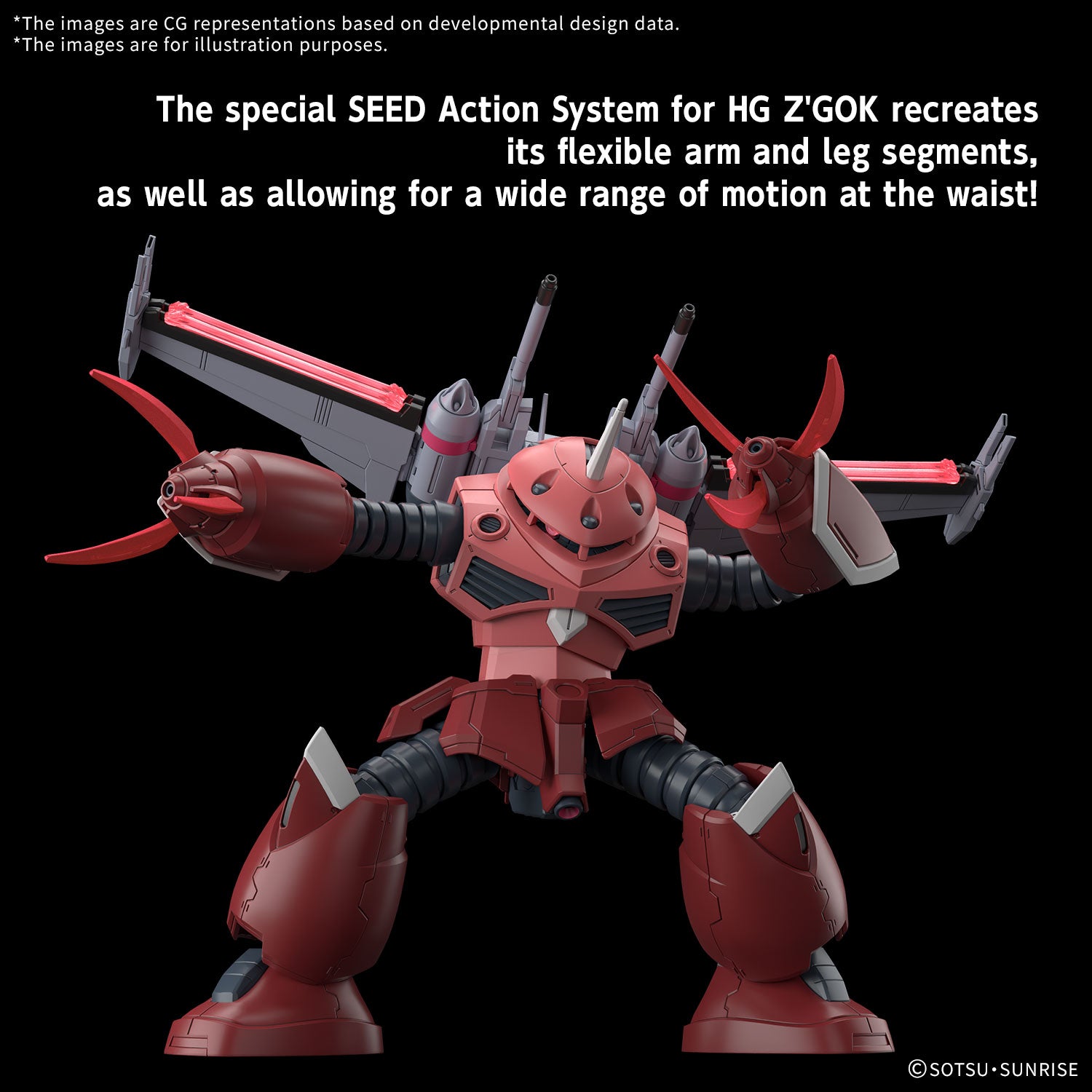 Bandai HGCE 1/144 Z'Gok (SEED FREEDOM Ver.) Model Kit – Gunpla Style