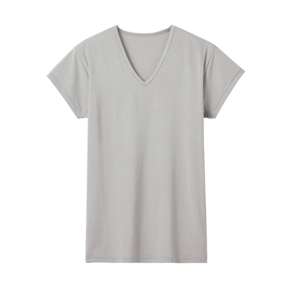 アセドロン】VネックTシャツ(汗取りパッド付き)(短袖) MCA612P :メンズ