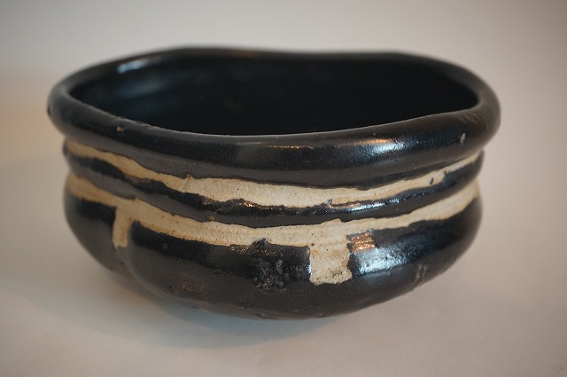 342『黒織部茶碗』 /美術品 骨董品 茶道具 古美術 【公式通販】