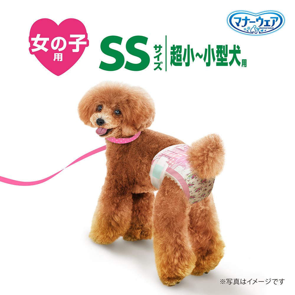 マナーウェア 女の子用 SSサイズ 4種のデザインパック4枚｜ユニ