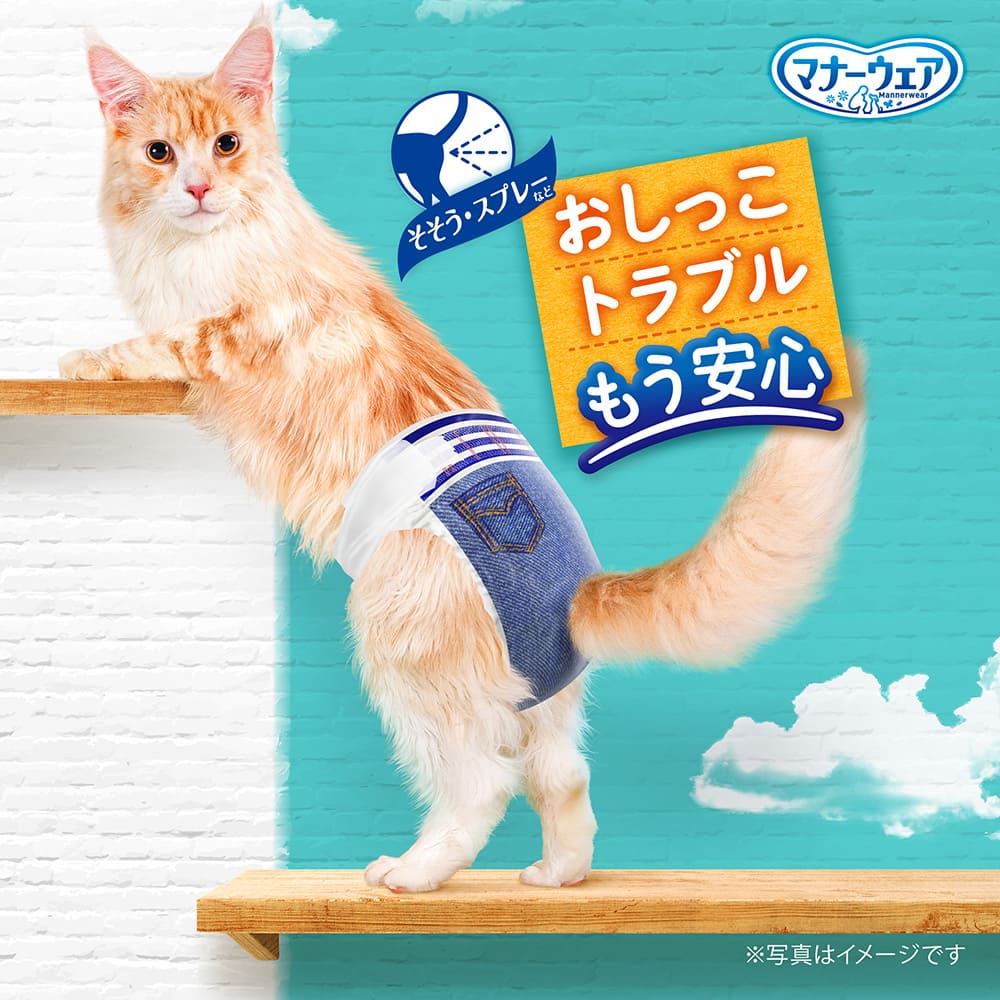 ユニチャーム マナーウエアーねこ用S 38枚 6個セット マナーウェア