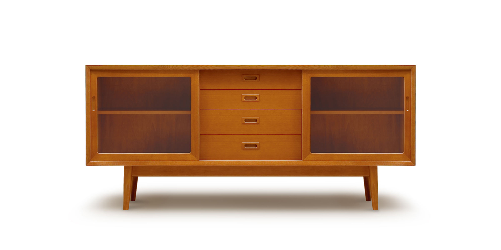 希少 Karimoku カリモク 木製 キャビネット サイドボード ヴィンテージ