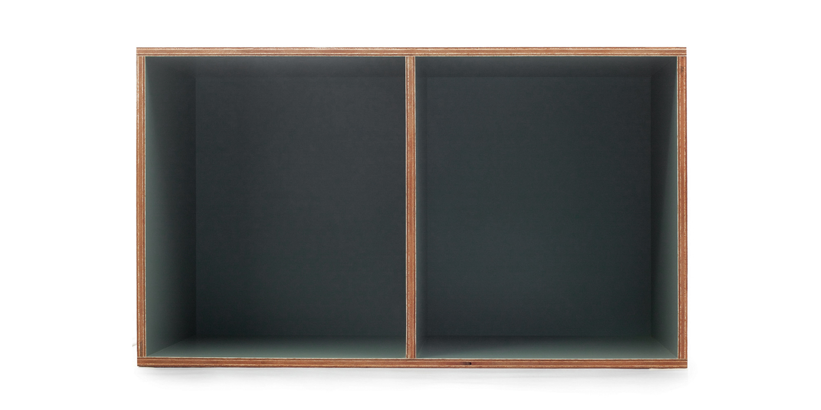 LAUAN SHELVES 01 2列・グレー | D&DEPARTMENT