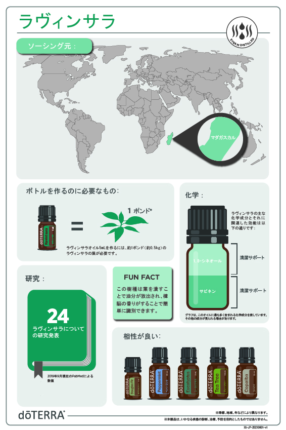 doTERRA ミネラル2種（レモン・ピーチ） & オイルラヴィンサラ5ml
