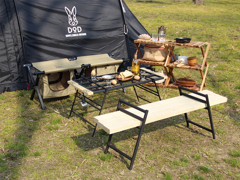 セット販売】DOD テキーラテーブル・キッチンレッグ・ランタンレッグ