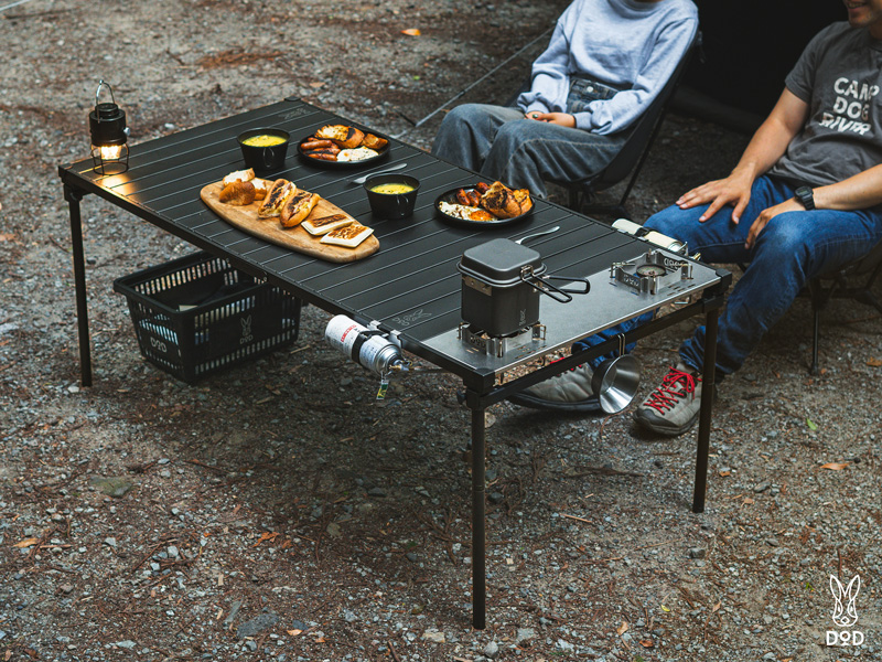 ダイキチテーブル（ブラック） TB6-107-BK - DOD（ディーオーディー