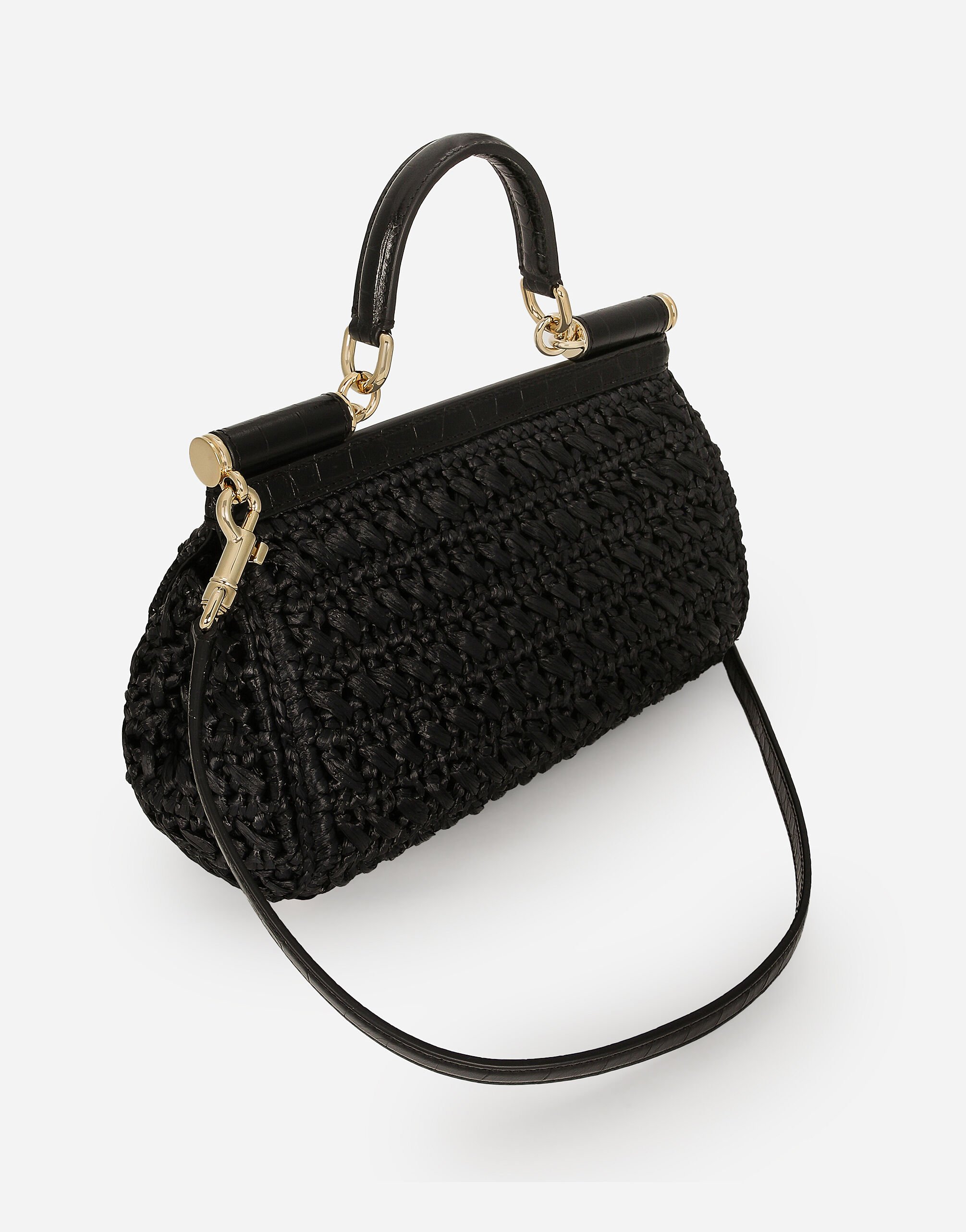 Elongated Sicily handbag in Black for Women | Dolce&Gabbana® US