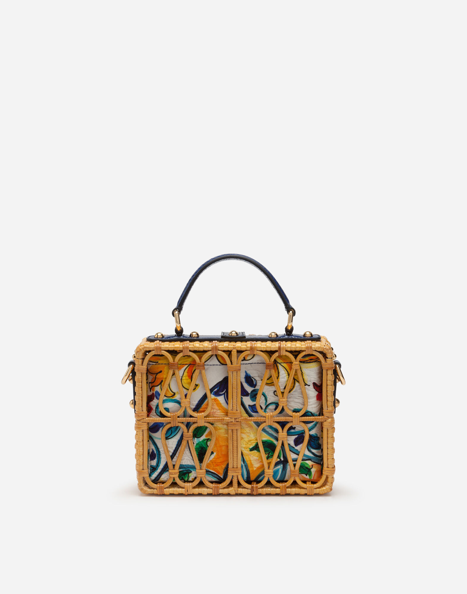 Majolica wicker Dolce Box bag in MULTICOLOR for Women