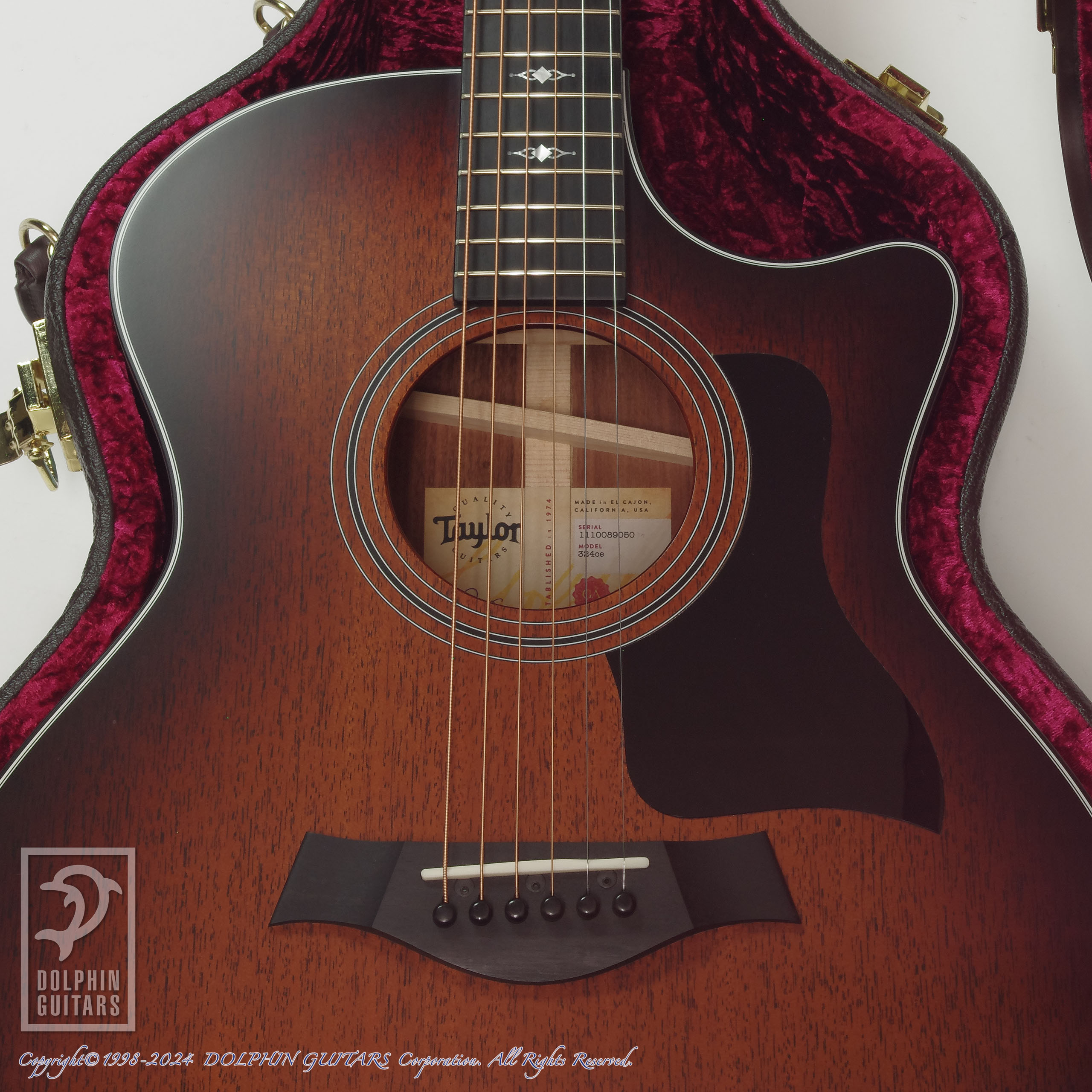 TAYLOR 324ce Blackwood V-Class|ドルフィンギターズ