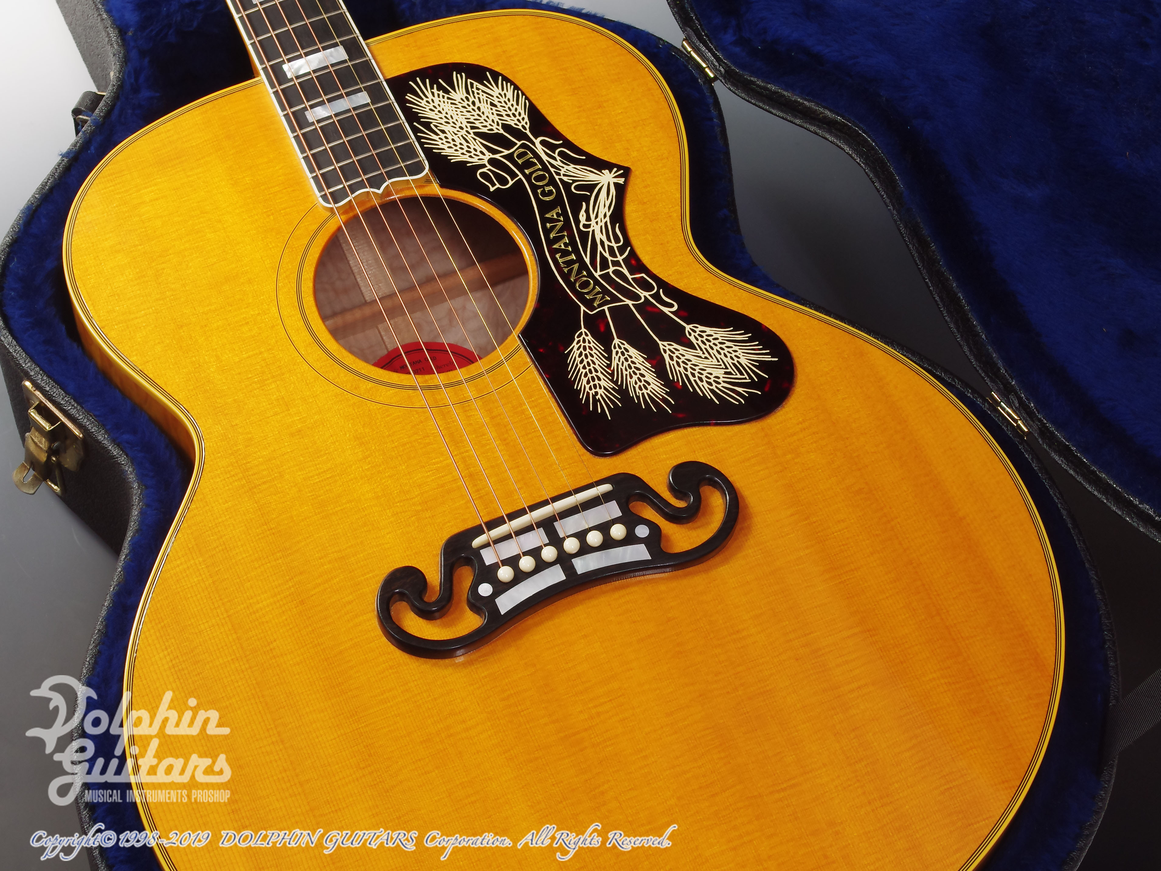Gibson SJ-200 Montana Gold (Quilted Maple)|ドルフィンギターズ