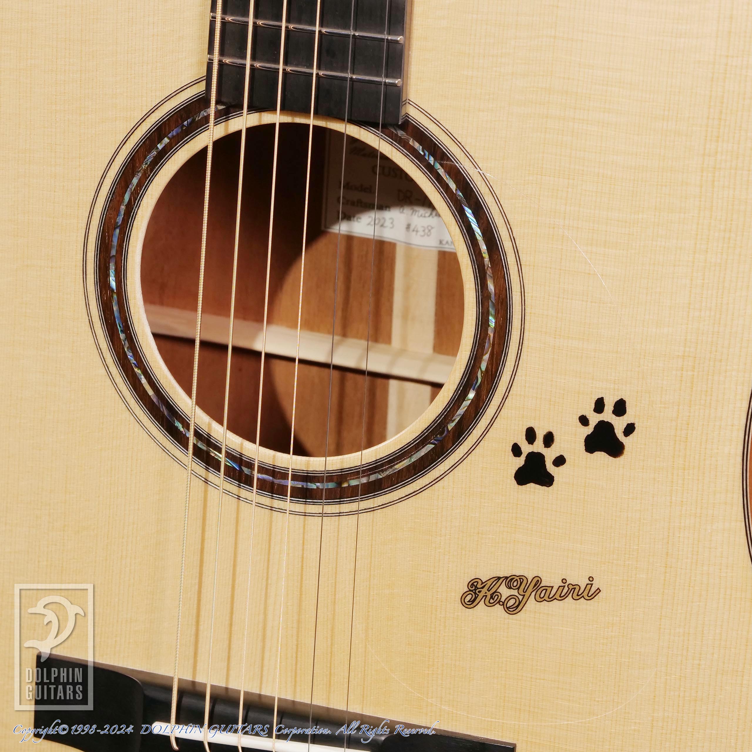 K.YAIRI DR-110 Custom by Akinobu Michimae|ドルフィンギターズ