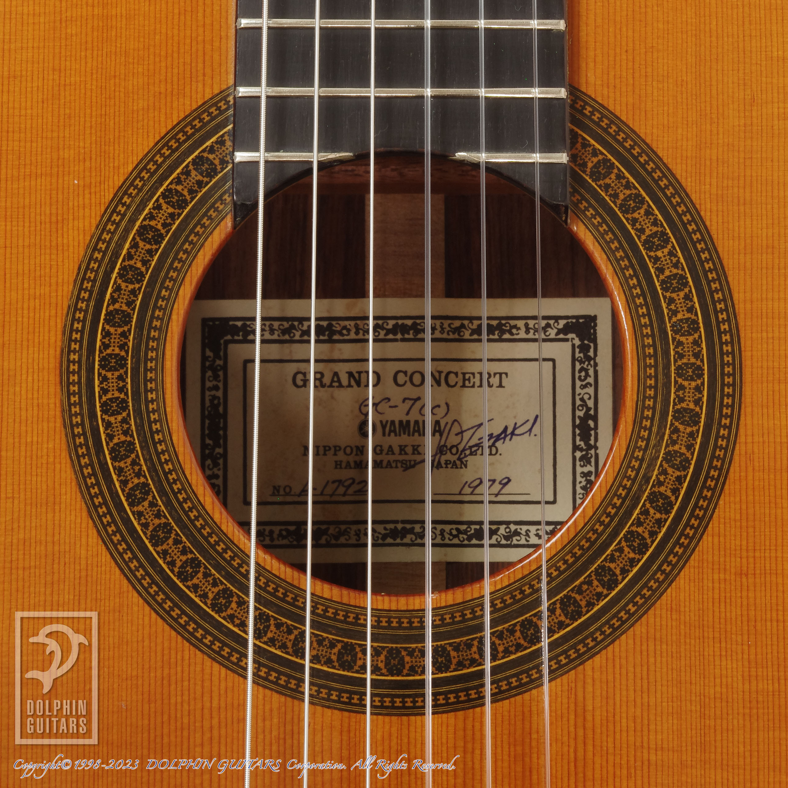 YAMAHA GC-7 杉 (Nylon Strings)|ドルフィンギターズ