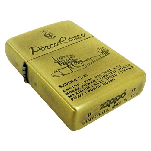 ジブリ限定ZIPPO 紅の豚 名刺入れ紅の豚 ZIPPOコレクション SAVOIA S-21