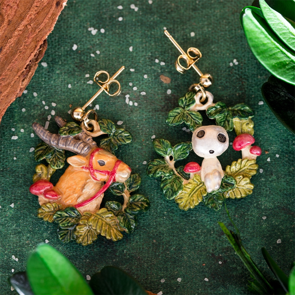 Donguri Closet】もののけ姫 パルナートポック ピアス ヤックルと