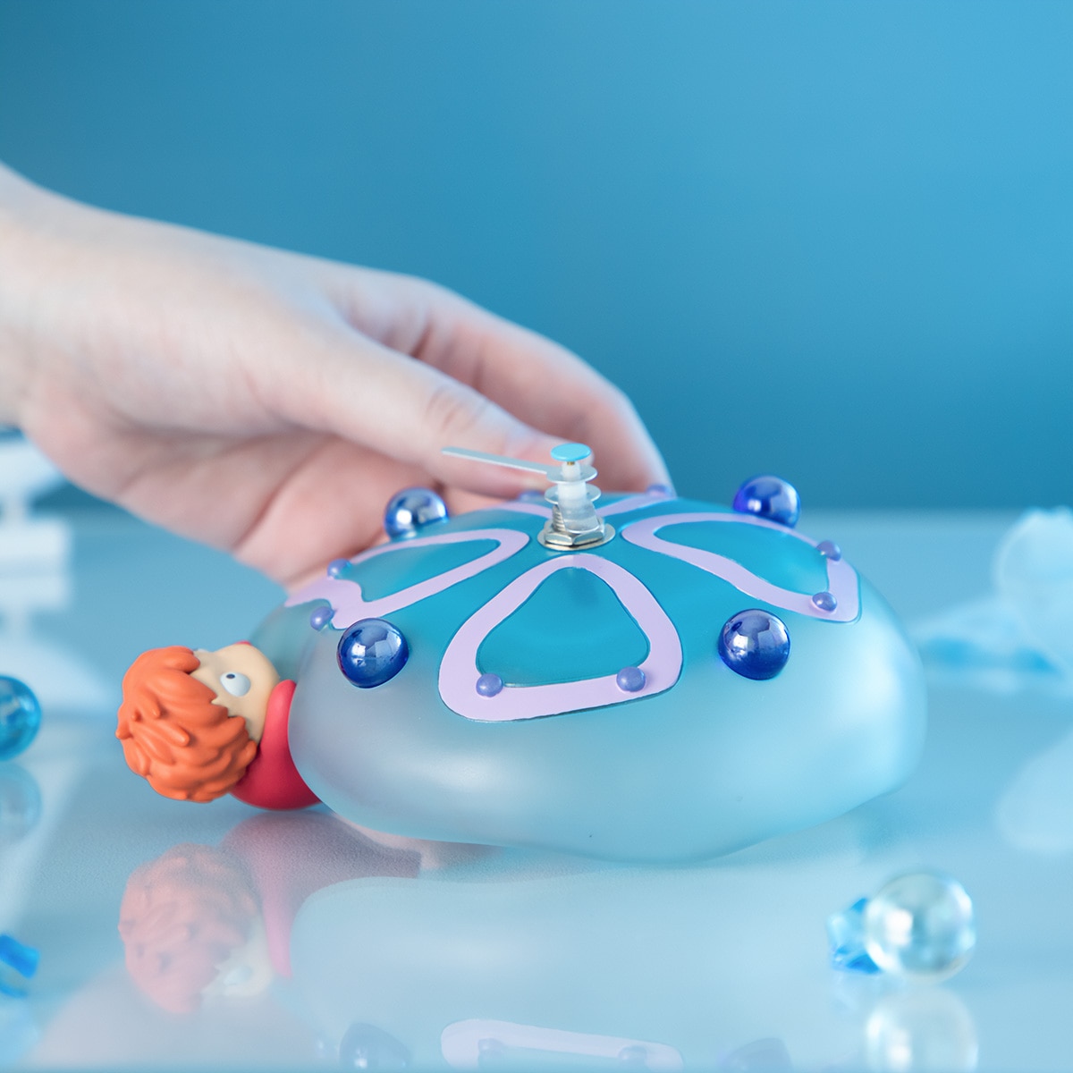 崖の上のポニョ】くらげ置時計 箱あり 未使用 希少 崖の上のポニョ