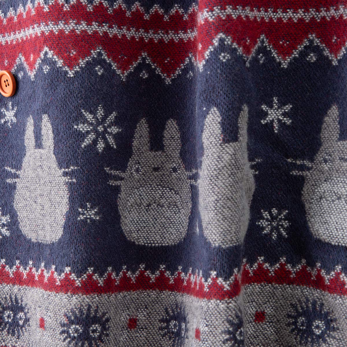 となりのトトロ ボタン付ストール 雪の結晶 | どんぐり共和国そらのうえ店