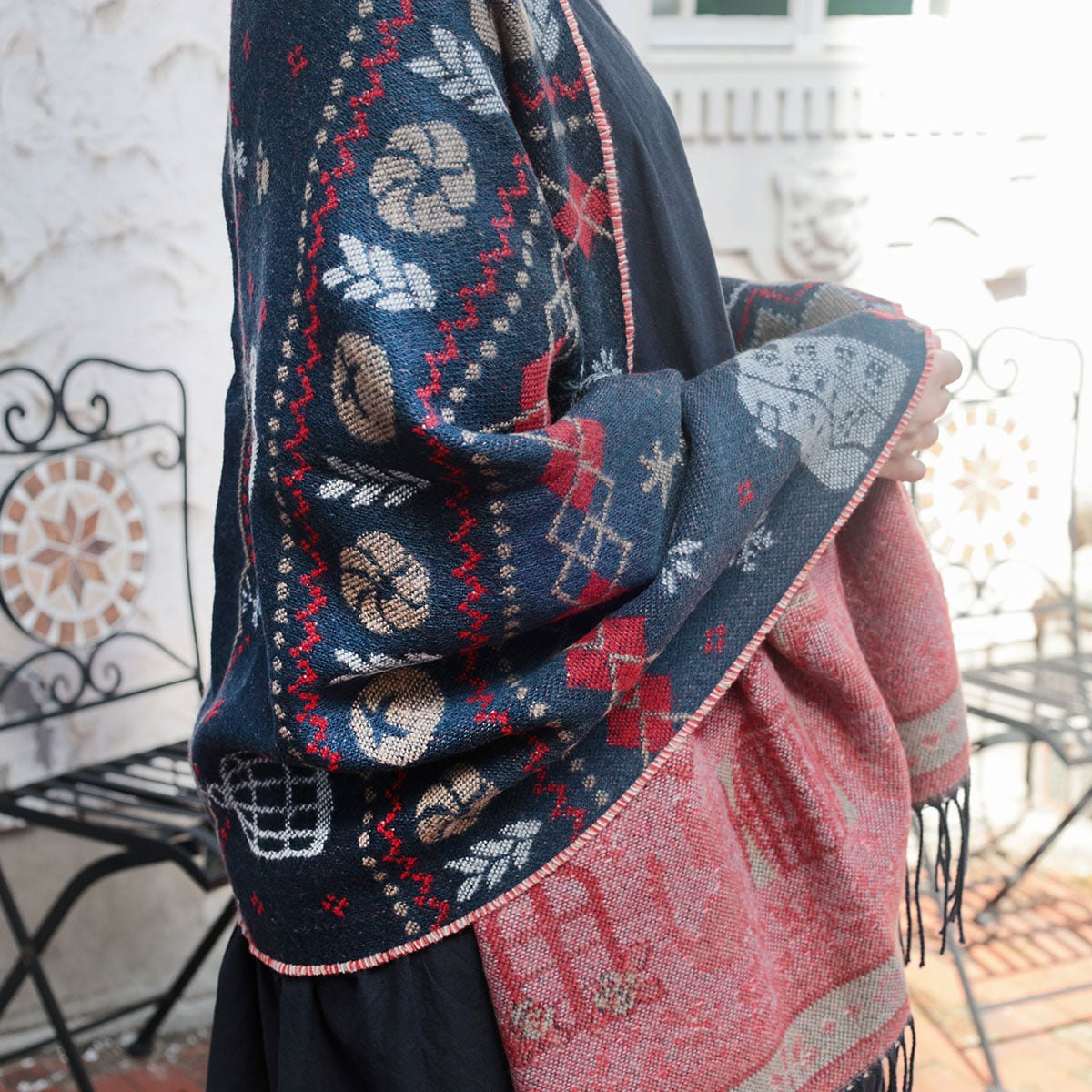 魔女の宅急便 ボタン付ストール コリコの街 | どんぐり共和国そらのうえ店