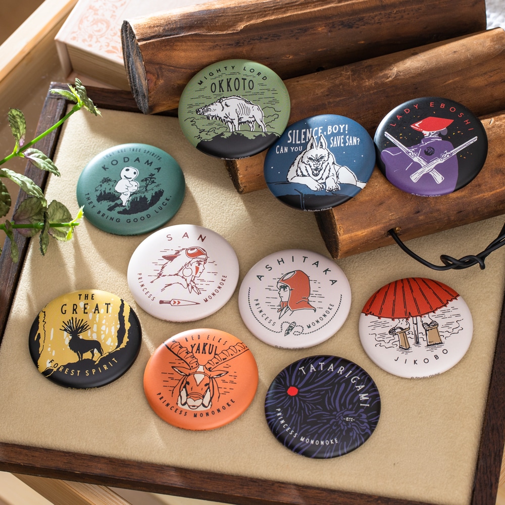 もののけ姫 缶バッジコレクションボックスセット(10個入り) | どんぐり
