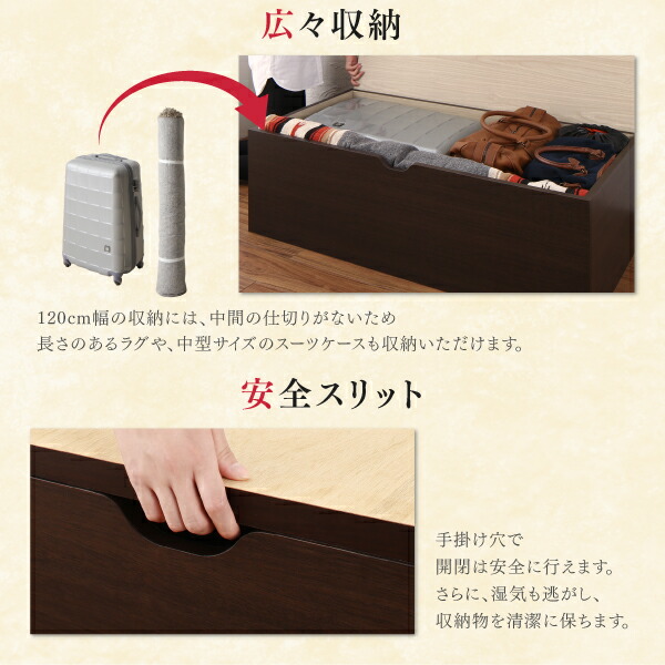 収納付きデザイン美草畳リビングステージ 風凛 フーリン - 家具専門店