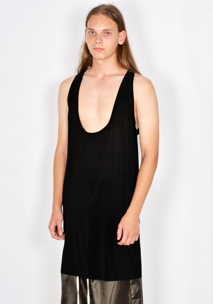 RICK OWENS MEN FOG TANKTOP BLACK FW23 | DOSHABURI Online Shop
