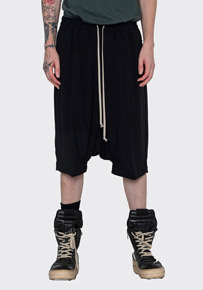 RICK OWENS RICK S PODS SHORTS BLACK FW22 | DOSHABURI Online Shop