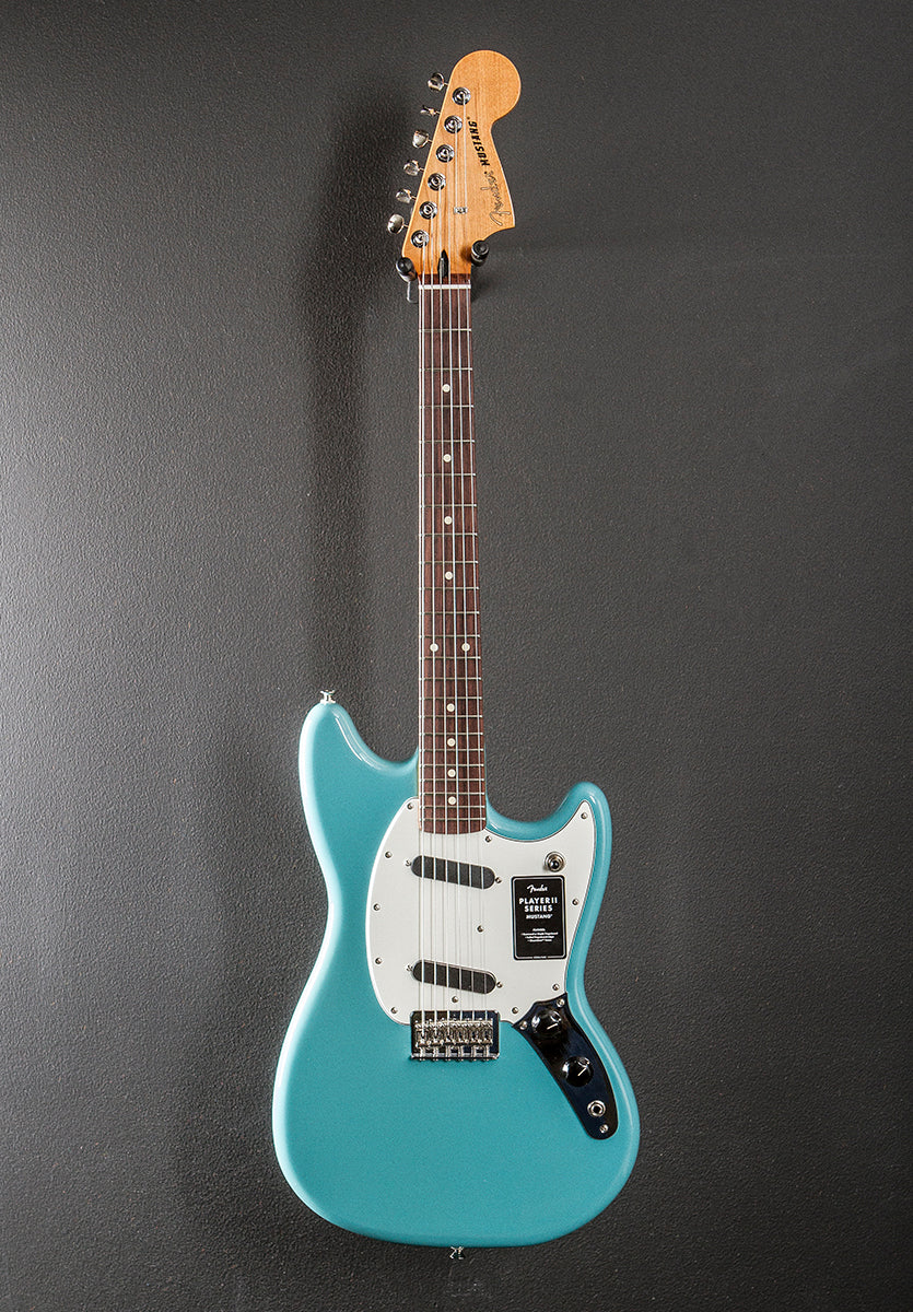 Player II Mustang - Aquatone Blue – Dave's Guitar Shop