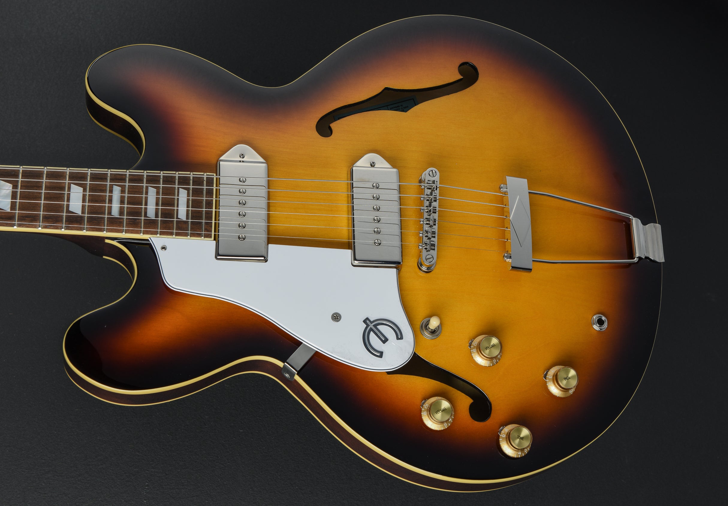 Casino Left Hand - Vintage Sunburst – Dave's Guitar Shop