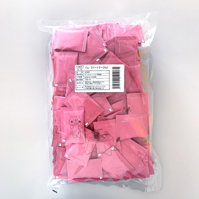 Daiichi F&L / スイートナー ゼロカロリー ノーブランド 4g 1000個 │砂糖