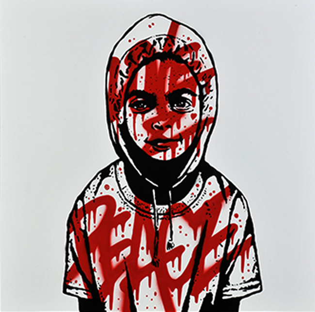 現代アート HYKRX ヒャクラク ステンシルアート プライベートセール