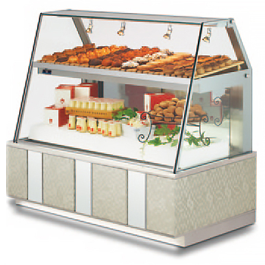 パティスリー ケーキ屋 冷蔵ショーケース ガラス製 ダイヤ社 焼き菓子