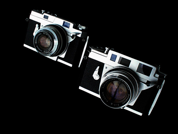 Konica Ⅲ/Hexanon 1:2 f=48mm コニカ 革ケース付 フィルムカメラ 北θS