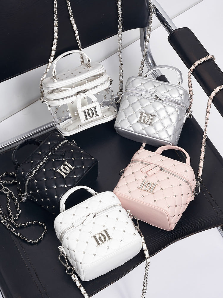 Darich キルティングパールスクエアミニバッグ