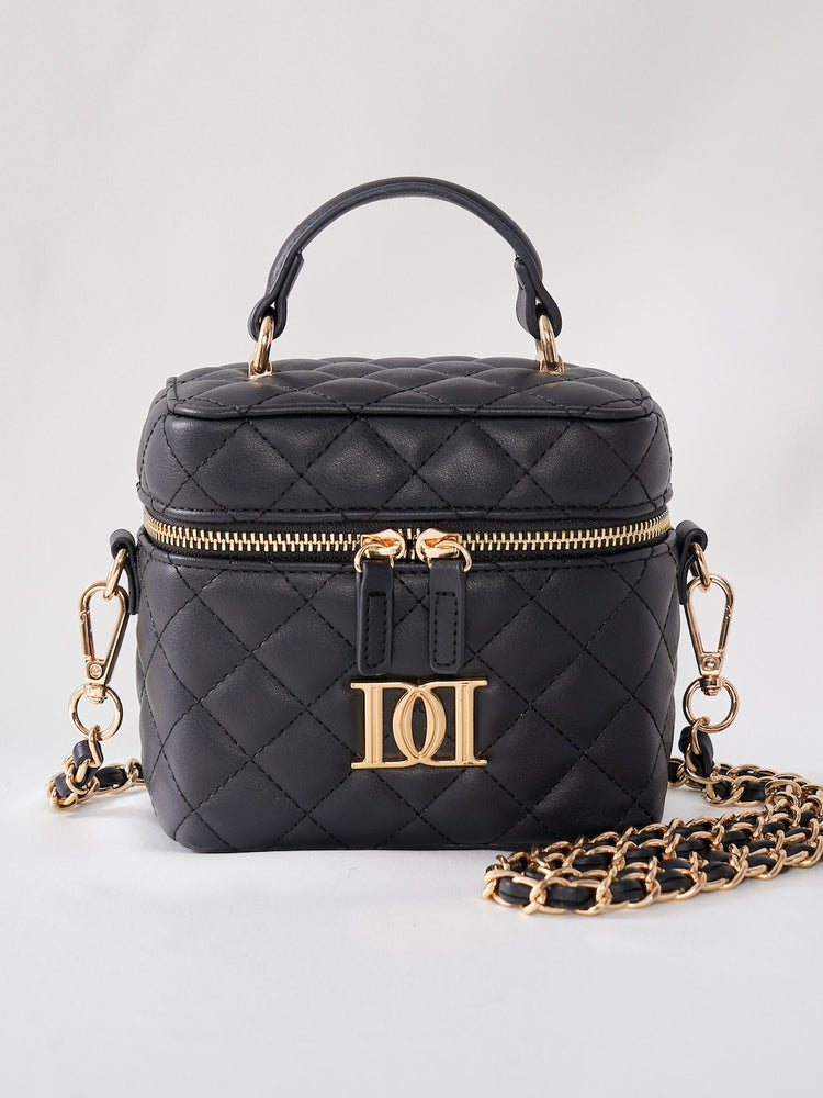 ダーリッチ キルティングスクエアミニバッグ