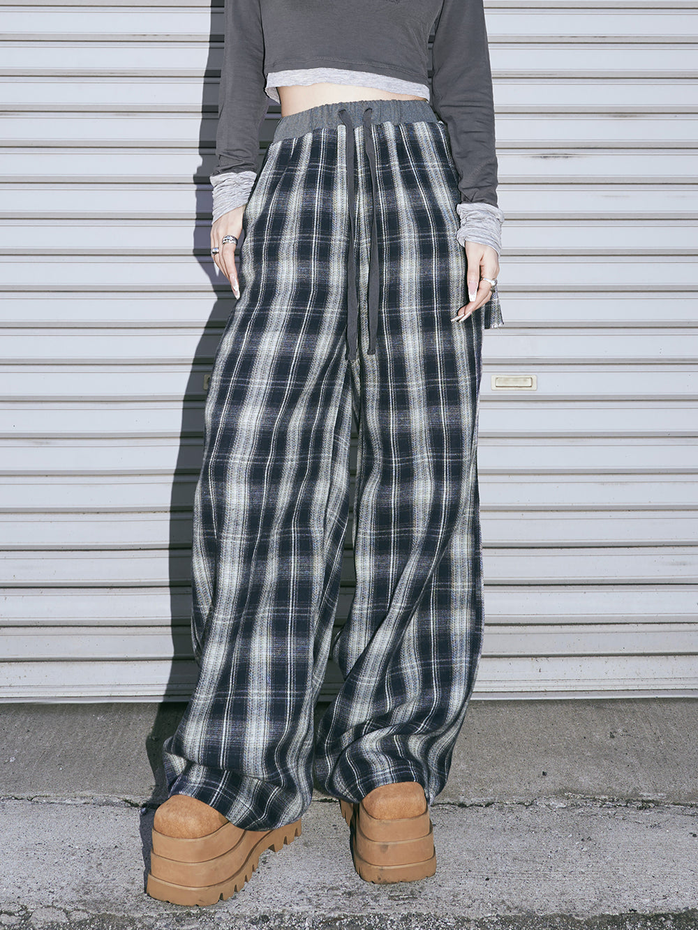 ドッキングチェックルーズパンツ – Darich (ダーリッチ)