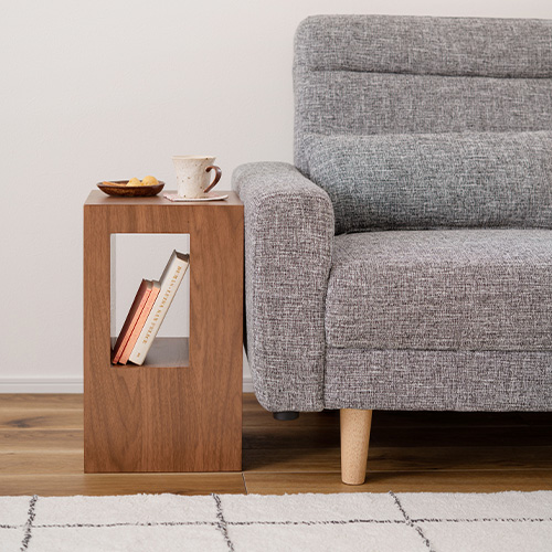 サイドテーブル CEL-70WAL セル 木製テーブル ウォールナット