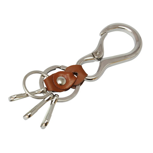 CK-8 カラビナキーホルダー(ニッケルシルバー) 00493224-001 大一鋼業