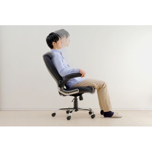 レザーチェア OFC-LE アイリスオーヤマ オフィスチェア ブラック