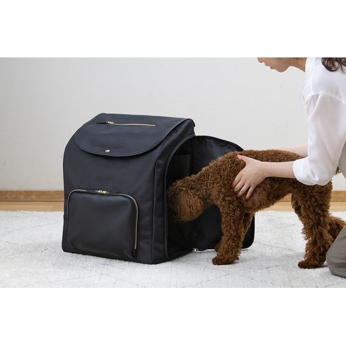 新品】未使用 MATIE ペットリュック Mサイズ 犬用 ブラック 犬用