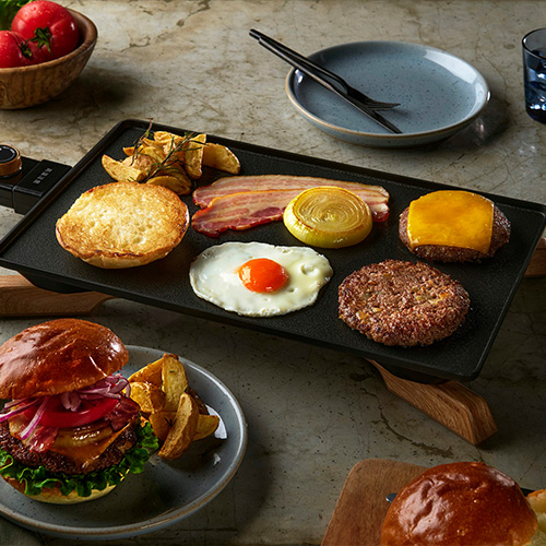 薄型ホットプレート IHU-A10-B ブラック アイリスオーヤマ 電熱器具