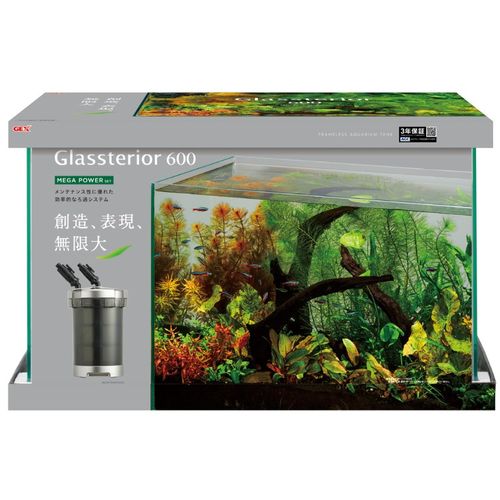グラステリア600 6点セット GEX ガラス水槽セット | ホームセンター