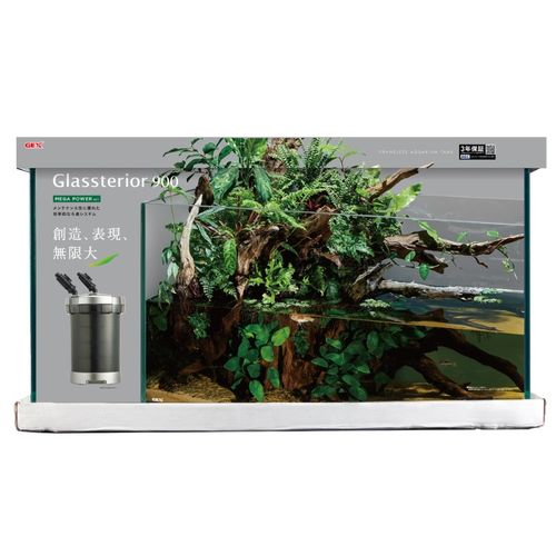 グラステリアサイレント900スリム GEX ガラス水槽セット
