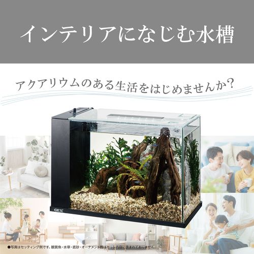 アワーズ GEX ガラス水槽セット ブラック | ホームセンター通販はDCM