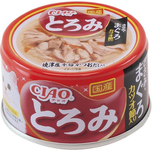 CIAO とろみ CIAO 猫缶（成猫用） 80g ささみ・まぐろ ホタテ味