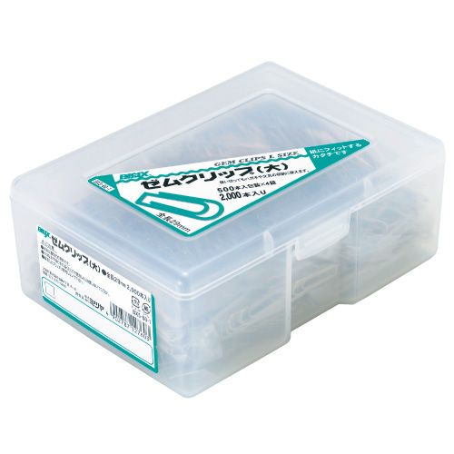 ゼムクリップ大2000本 BX5-60-1 ミツヤ 結束用品 大 | ホームセンター