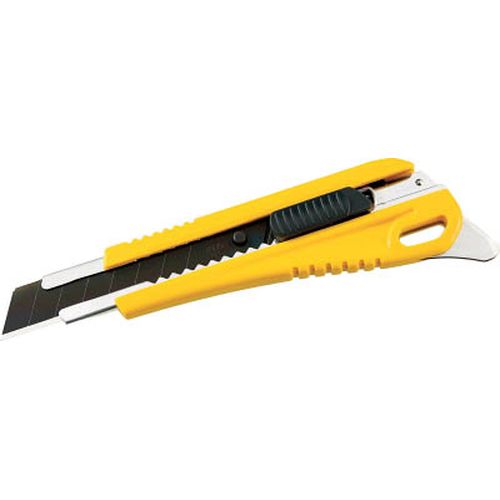 カッターナイフ ヘラ付 L24YE KDS カッターナイフ オートロック式