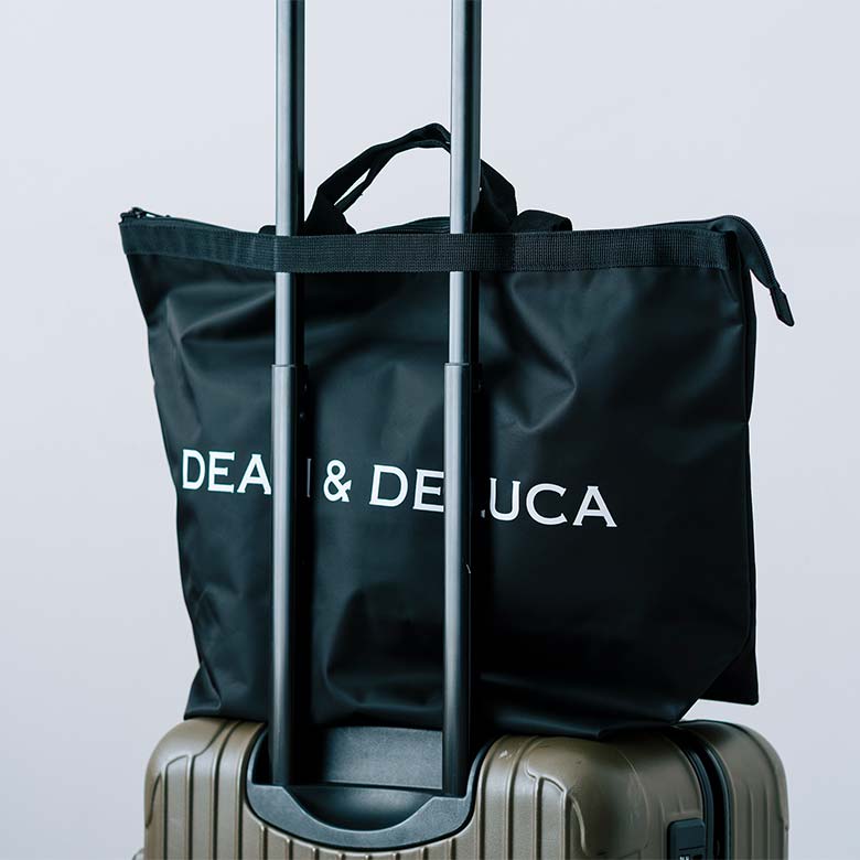 4月1日9時発売＞トラベルバッグ 再生ナイロンブラック| DEAN & DELUCA