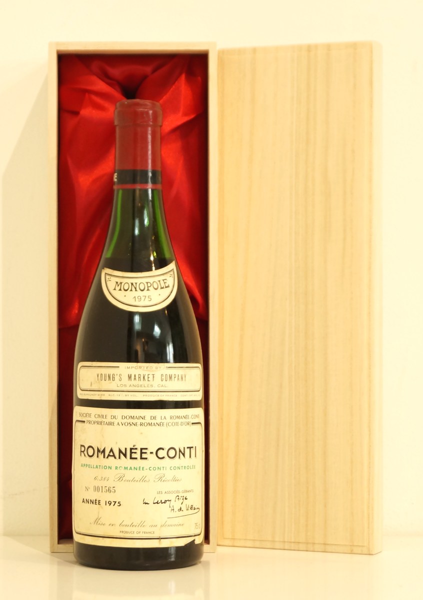 空き瓶】ROMANEE-CONTI 1982 赤ワイン 750ml コルクなし