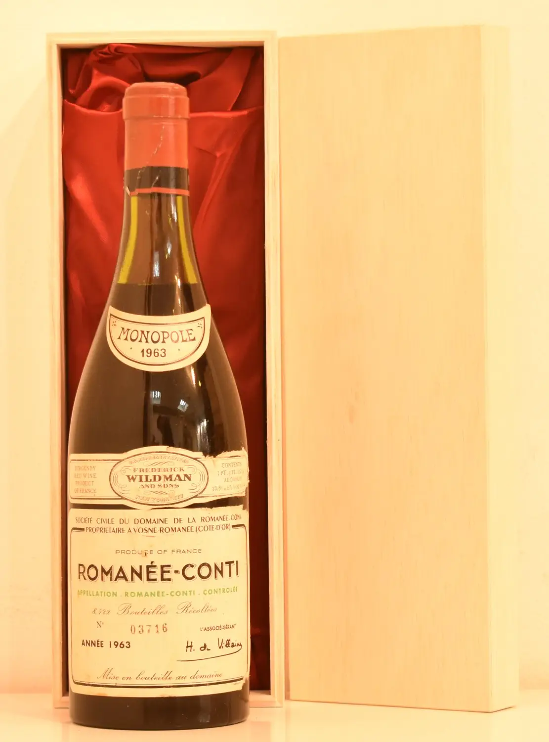 ROMANÉE-CONTI ロマネコンティ 1954・1966 2本空瓶 ロマネ ロマネ