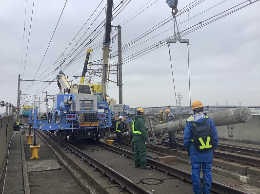 東北新幹線災害復旧工事 - 日本電設工業株式会社